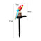 LED Solar Lights Parrot Waterproof Lawn Stakes Lamps Garden Decor (Red) Newly