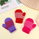 Winter Warm Knitted Mittens Children's Gloves Full Finger Gloves Kids Gloves