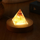 Crystal Pyramid Healing Energy Meditation Stones Home Office Decoration Crafts