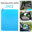 Car Side Window Anti Fog Rainproof Films + Side Mirror Stickers Styling Decals