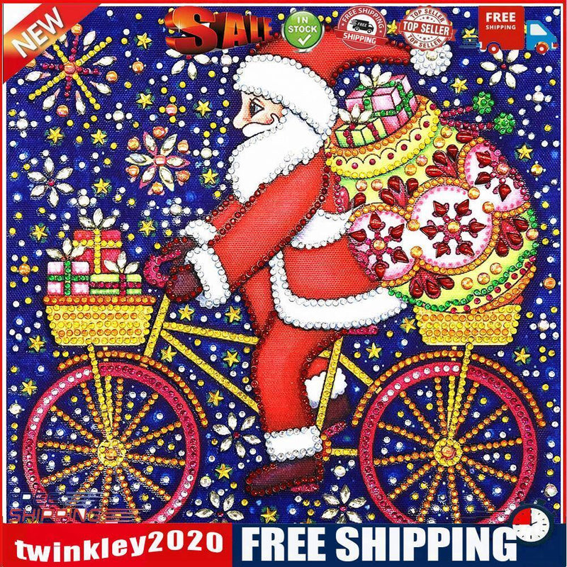 5D DIY Special Shaped Diamond Painting Santa Claus Cross Stitch Mosaic Kits