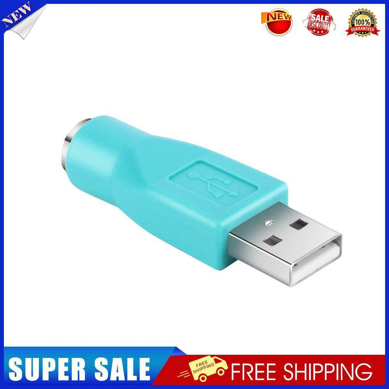 PS/2 Female to USB Male Adapter Converter Connector for Keyboard Mouse