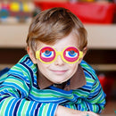 Novelty Kids Funny Prank Glasses Toys Plastic Crazy Eyes Christmas Birthday G