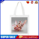 Red striped girl Printed Canvas Tote Bag (35*38cm)8