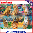 5D DIY Full Drill Diamond Painting Feline Cross Stitch Mosaic Kits Bedroom Decor