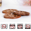 Anti-scald Mat Wood Pads Coffee Mug Pad Lotus Root Slice Tea Cup Mats