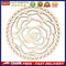 Wooden Basket Bottom Circle Blank Hollow Crochet Basket Wood Base for DIY Knit