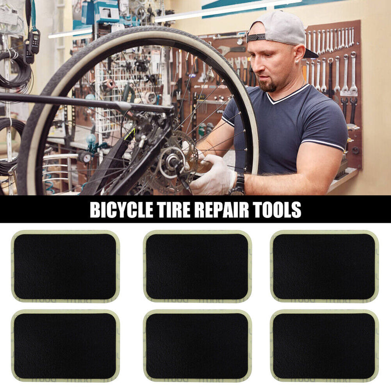 6x Rubber Bike Tire Repair Patches MTB Bicycle Cycling Inner Tyre Puncture