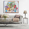 Painting By Numbers Kit DIY Flowers Vase Canvas Oil Picture Wall Artwork