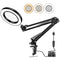 LED 8x Magnifying Glass Table Lamp Cold Clamp Light for Repairing Tattooing