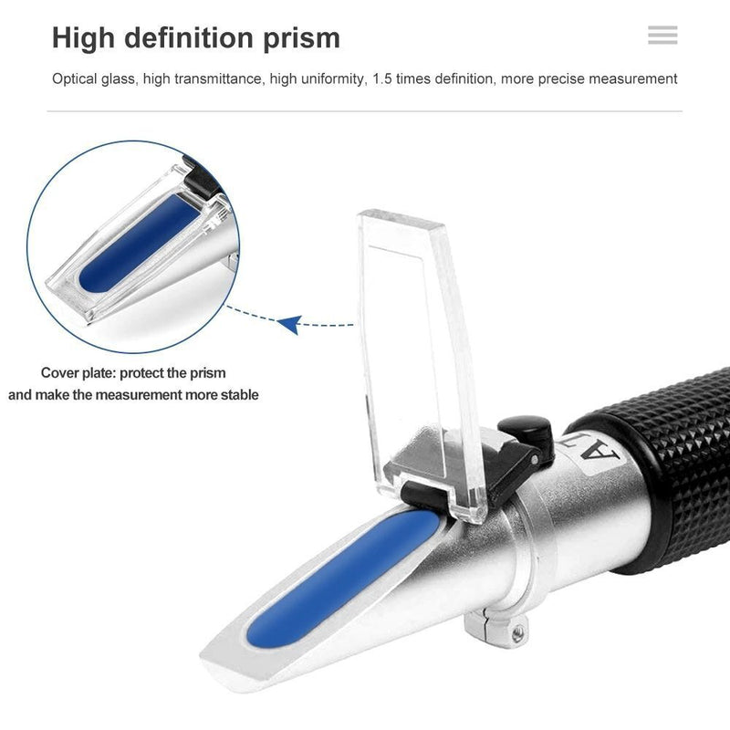 Hand-held For fishery Salinity 0-10% Salinity Refractometer Tester Salt meter
