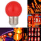 E27 0.5W SMD 2835 LED Bulb Garden Saving Energy Lantern Red Light (A Small)