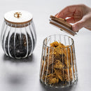 Bamboo Lid Preservation Food Storage Bottle Jar Can Borosilicate Glass