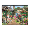 Full Embroidery Kits Flower Shop 11CT Stamped Needlework Home Decoration Art