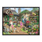 Full Embroidery Kits Flower Shop 11CT Stamped Needlework Home Decoration Art
