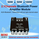 Bluetooth-compatible Power Subwoofer Amplifier Board Class Home D Channel F4W1