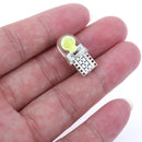 10pcs 12V T10 W5W Bulb White LED Lamp COB Silicone Bowl Car Turn Side Lamp