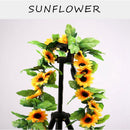 Flowers Vine Simulation Flower Cane Sunflower Rattan Garland Sunflowers