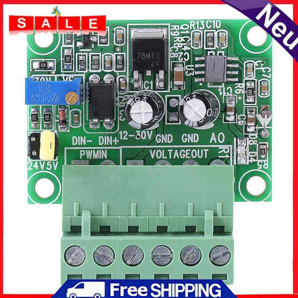 Widewing PWM to Voltage Converter, 0-10V, Adjustable, Digital Analog Signal-