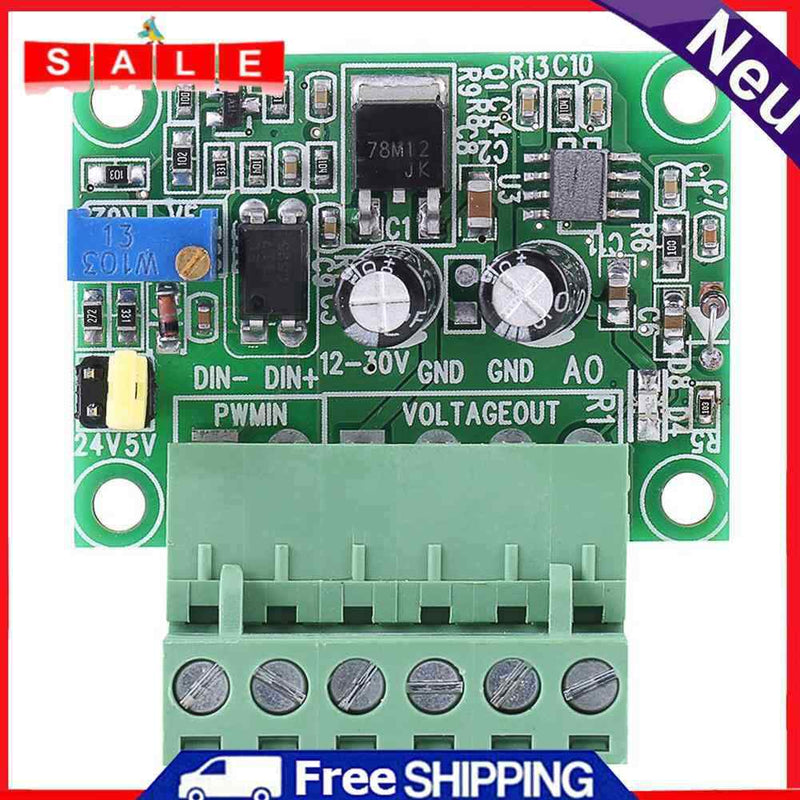 Widewing PWM to Voltage Converter, 0-10V, Adjustable, Digital Analog Signal-