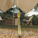 20pcs Camping Tent Cord Rope Fastener Aluminum Hanger Tensioners Fastener Kit