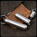 Alloy Moisture-proof EDC Tool Waterproof Canister Capsule Bottle Medicine Seal