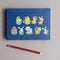 8pcs Animal 5D DIY Round Drill Diamond Painting Stickers Kits Phone Decor