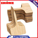 200x Wooden T-Shape Plant Labels Seed Potted Herbs Flowers Sign Tags Sticks