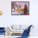 DIY Diamond Painting Kits Full Round Drill Christmas Village Crafts Home Decor