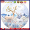Digital Paint Circular Pattern Painted By Numbers Canvas