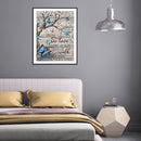 5D Diamond Painting Butterfly Letter Full Round Mosaic Canvas DIY Home Pict