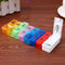 domybest Removable Pill Organizer Box One Week Bin PM Medication Taking