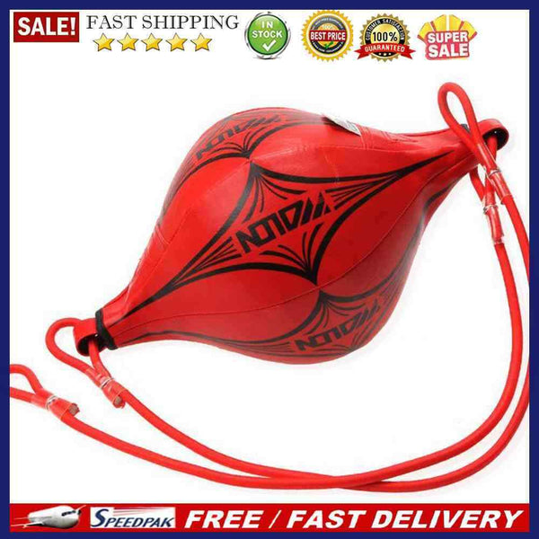 2Double End Muay Thai Boxing Punching Bag Speed Ball Punch Training Fitness