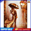 #A Full Drill Round Diamond Painting Kit DIY 5D Elegant Lovers Drawing (V798)