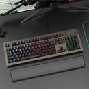 104 Keys Anti Slip Office Gaming Keyboard Wrist Rest Support Pad (Black) Newly