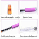 18.8cm UV Gel Nail Art Brush Set Gel UV Nail Painting Tool Q9V8 Drawing U4G2