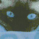 Full Drill Blue Eye Cat 5D Diamond DIY Painting Craft Kit Home Decor Newly
