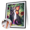 Butterfly Girl and Cat Oil Paint By Numbers DIY Home Decoration Gift Unframed