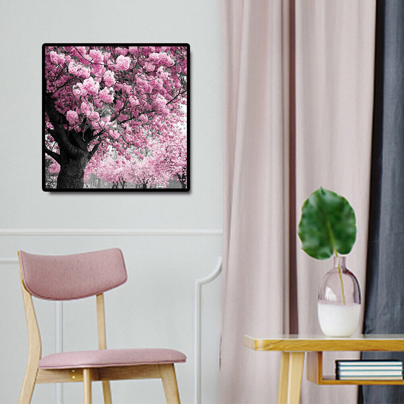 5D DIY Diamond Painting Cherry Tree Full Round Drill Embroidery Needlework