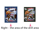 5D DIY Full Drill Diamond Painting Eagle Cross Stitch Embroidery Mosaic Newly