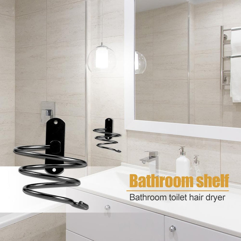 Hair Dryer Holder Hairdressing Blowers Wall Hanging Bracket Bathroom Accessories