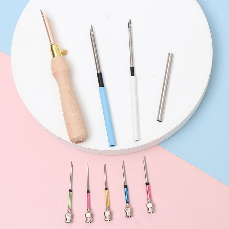 DIY Punch Needle Tool Embroidery Stitch Poking Cross Stitch Tools Poke Needle