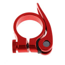 31.8mm MTB Bike Cycling Saddle Seat Post Clamp Quick Release QR Style Red Newly