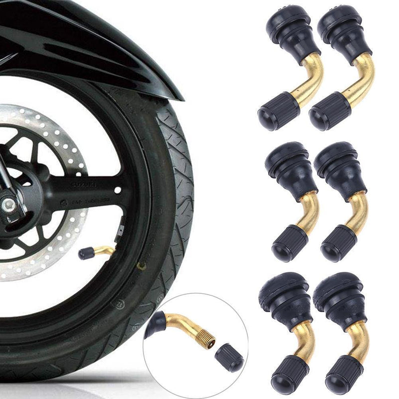 10pcs Motorcycle Tubeless Tire Valve Stems for Scooter Dirt Bike (PVR50)