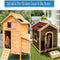 Outdoor Waterproof Solar Powered Exhaust Fan with Panel for Pet House Coop