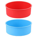 Baking Tools Cake Pan Tray Round Pattern Pudding Mold Muffin Mousse Mould