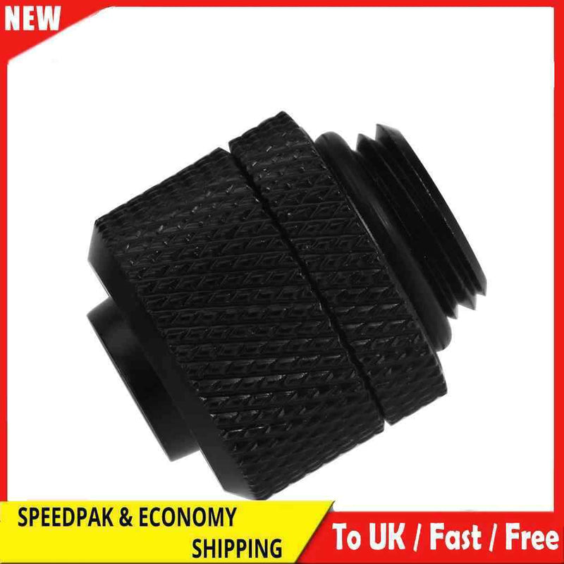 G1/4 External Thread for 9.5X12.7mm Soft Tube Computer Water Cooling Black