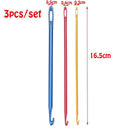Tools DIY Ergonomic Handle Weave Yarn Knitting Needles Aluminium Crochet Hook
