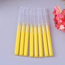 16pcs/Pack I Type Interdental Brushes Dental Cleaning Massage Tool(Yellow)