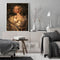 Oil Paint By Numbers Picture DIY Drawing Painting Beauty Lady Drawing Canvas
